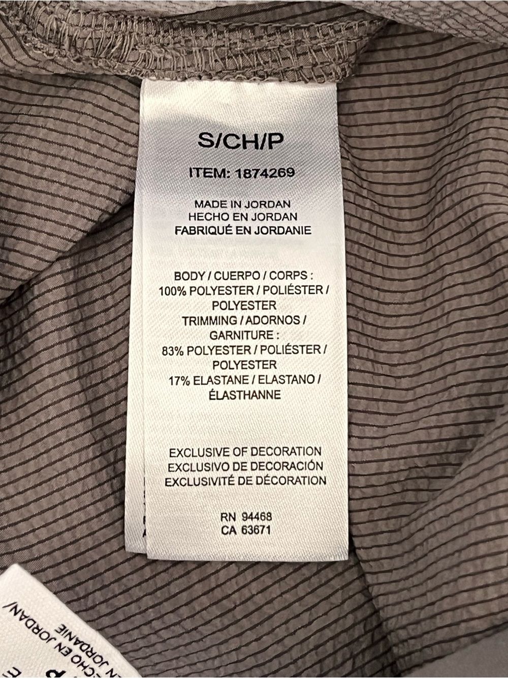 High-Rise Wide Leg Cargo Pants in Heather Gray - Picture 6 of 8